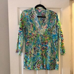 Lilly Pulitzer Tunic Blouse, Size S